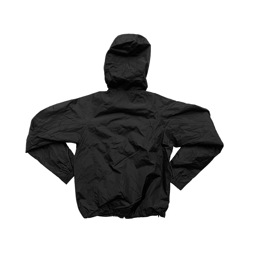 Oy- brand black jacket with hood.