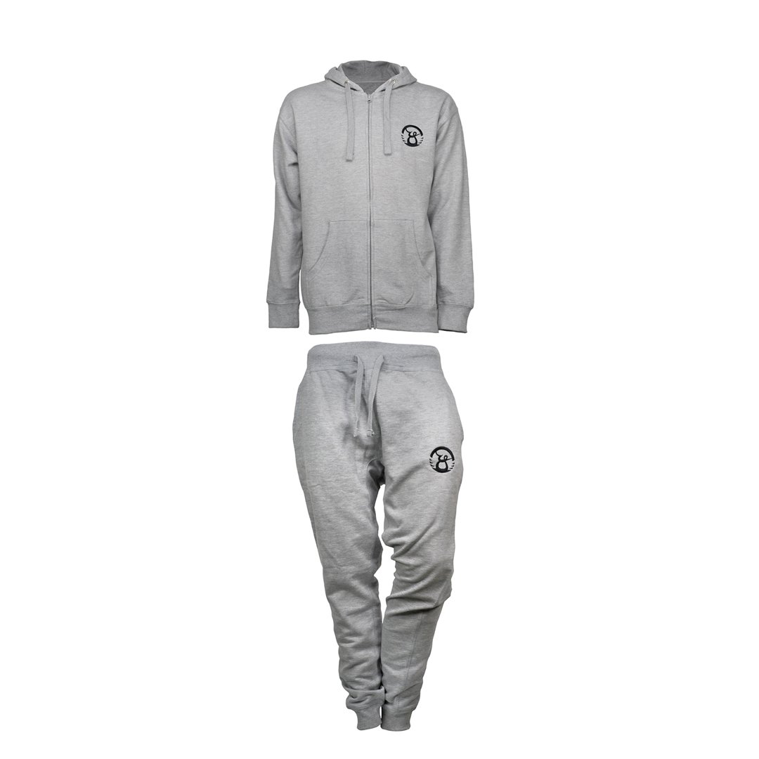 Grey oybrand jogger 2pc hoodie top.
